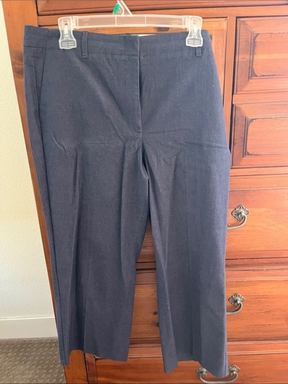Talbots Chelsea Navy Blue Capris - Size 12 NWOT